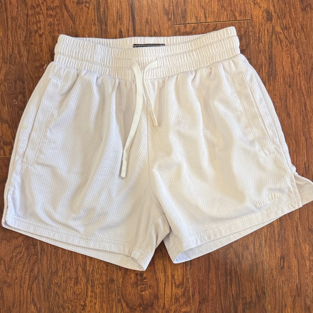 White Kill Crew Shorts